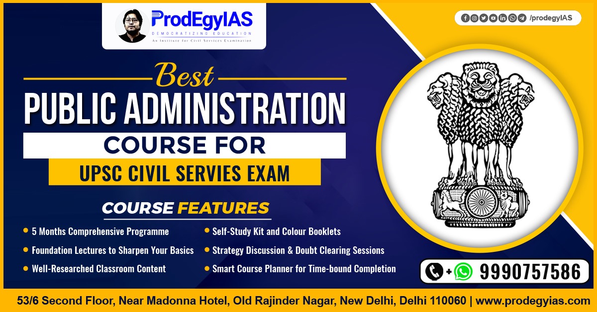 Best Public Administration Course for UPSC Civil Services Exam