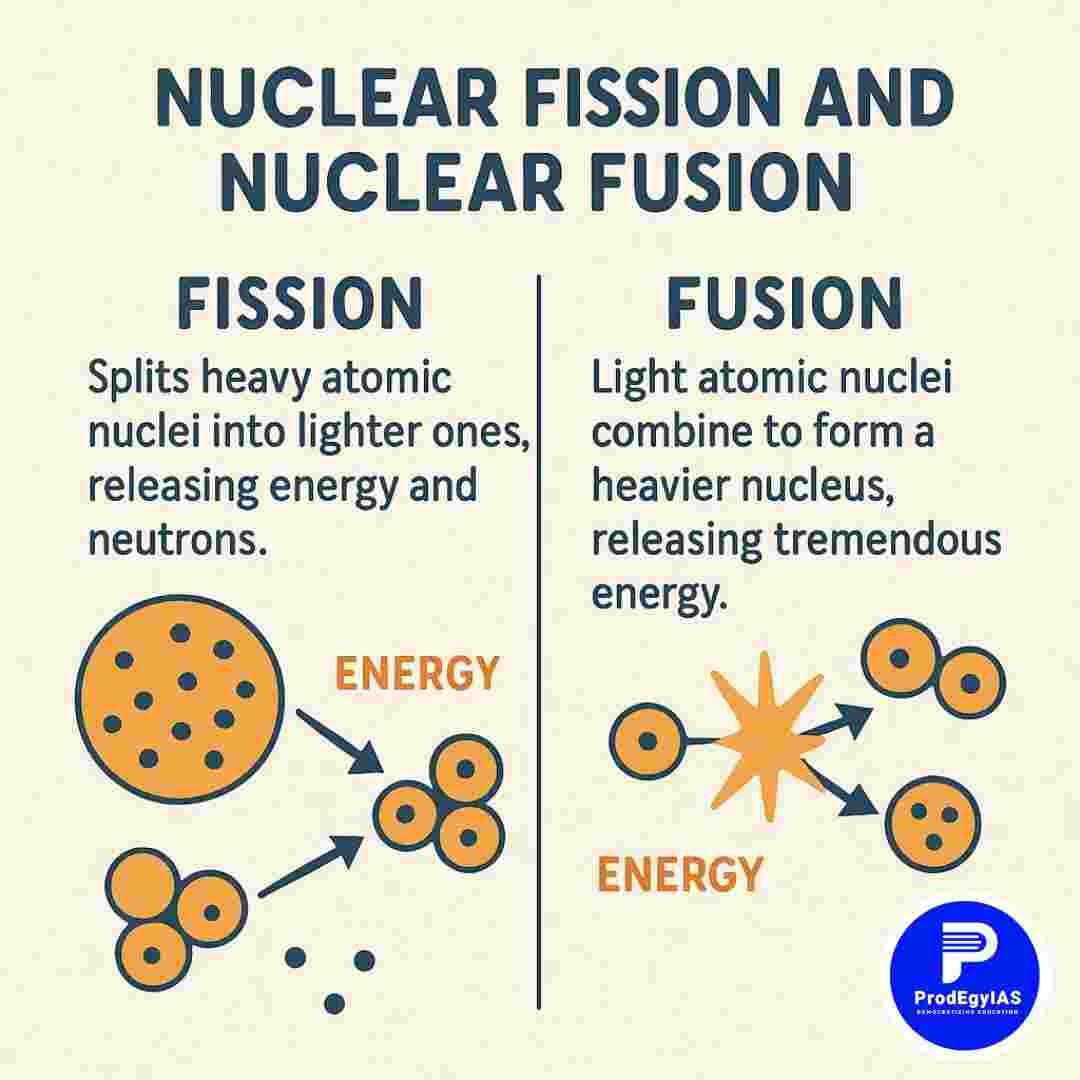 Schematic diagram of China’s Xinghuo hybrid fusion-fission nuclear reactor showing the fusion core, neutron flux, and fertile blanket for fissile fuel breeding.